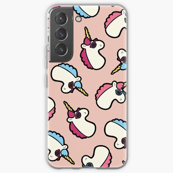 Unicorns Are Cool Pattern - Multi Samsung Galaxy Soft Case