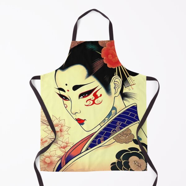 Item preview, Geisha Portrait in Traditional Japanese + Anime Style designed and sold by Ellen Davis.