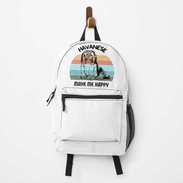 Item preview, Havanese Make Me Happy: Retro Design for Dog Lovers with Vintage Flair! designed and sold by HavaHug.