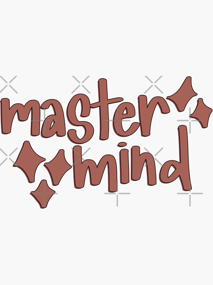  mastermind taylor swift inspired midnights print hand drawn sticker