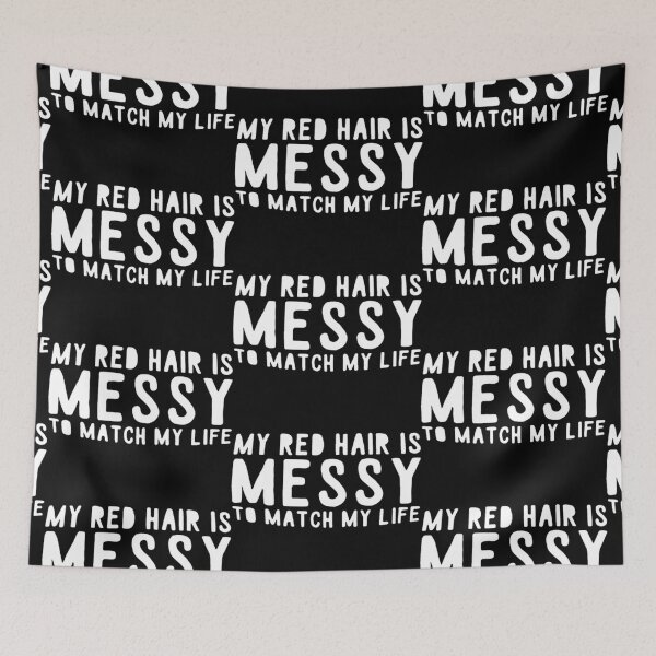 Item preview, My red hair is messy designed and sold by aryagiri.