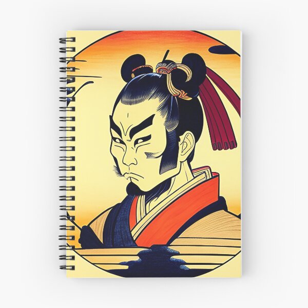 Item preview, Samurai en estilo tradicional japonés Ukiyo-e designed and sold by Ellen Davis.