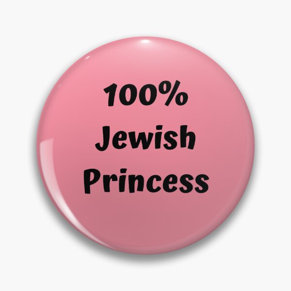 Item preview, 100% Jewish Princess  - Jewish quote designed and sold by thekosherhub.