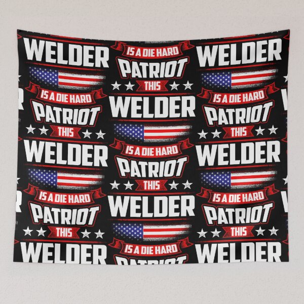 Item preview, This welder is die hard patriot designed and sold by aryagiri.