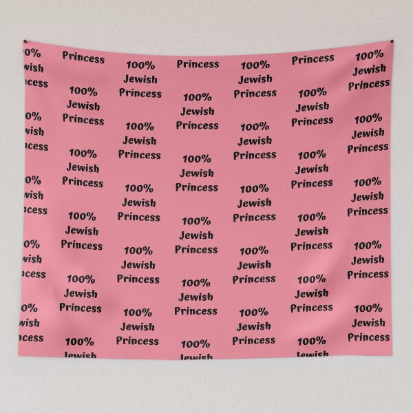 Item preview, 100% Jewish Princess  - Jewish quote designed and sold by thekosherhub.