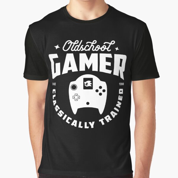 Vista previa del artículo con la obra «Oldschool Gamer - Dreamcast», diseñado y vendido por Graphic God.