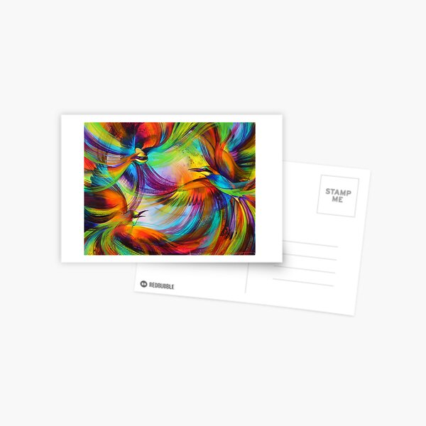 Bee Eaters Postcard