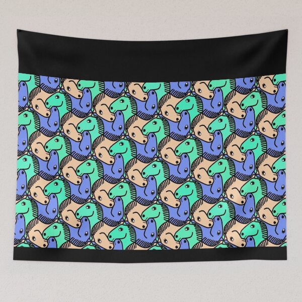 Item preview, Horse Geometric Pattern designed and sold by JLCableStudio.