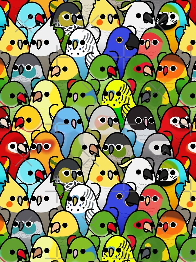 Too Many Birds! Bird Squad Classic by MaddeMichael