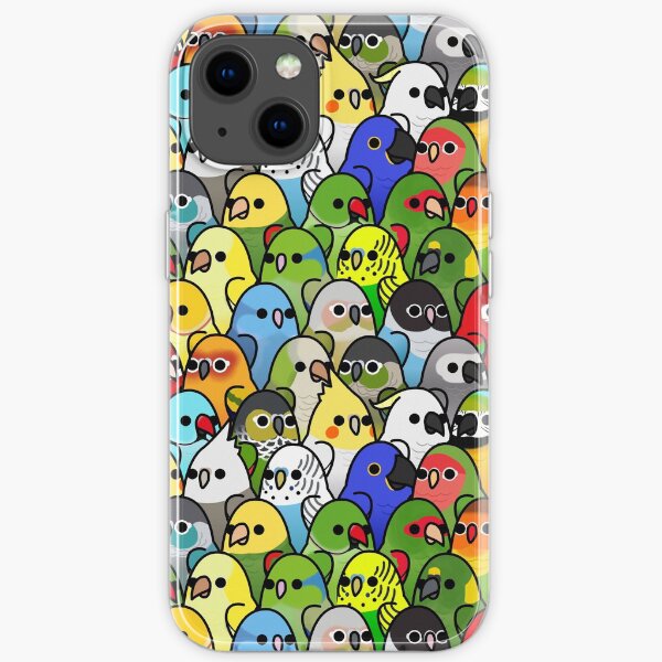 Too Many Birds! Bird Squad Classic iPhone Soft Case