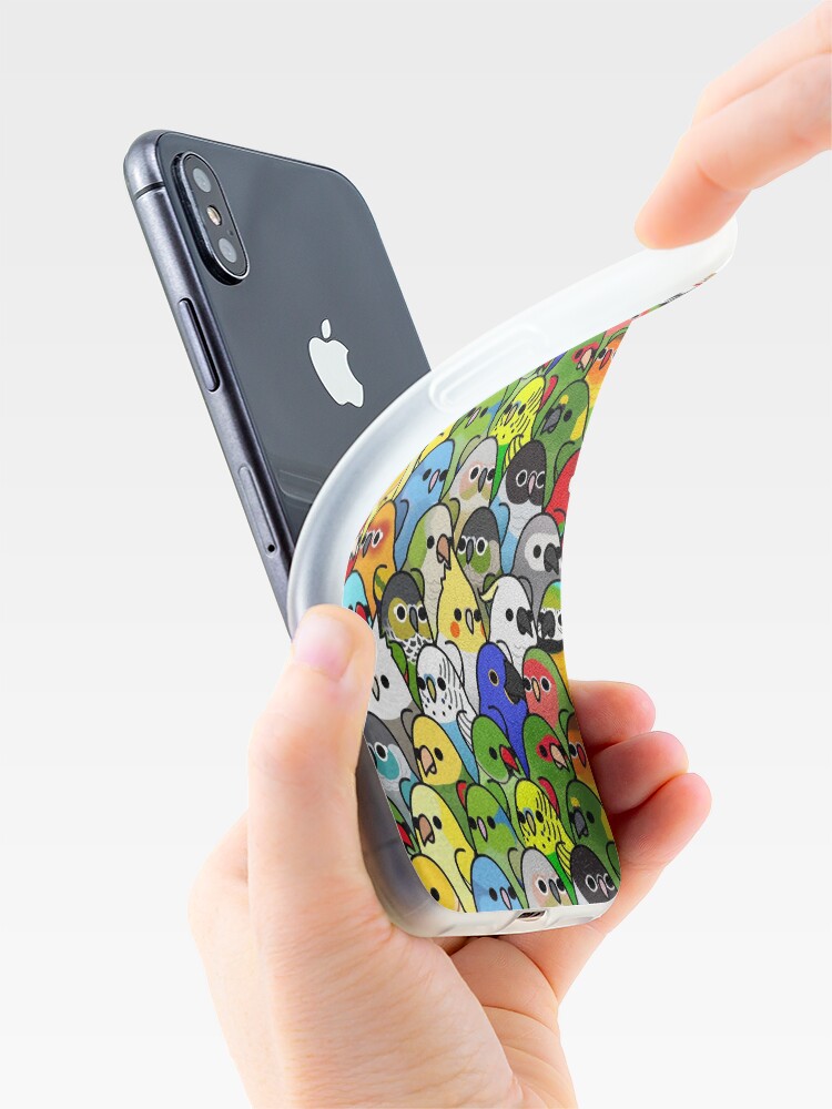 Alternate view of Too Many Birds! Bird Squad Classic iPhone Case & Cover