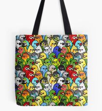 Zu viele Vögel! Vogelkader 1 Tote Bag
