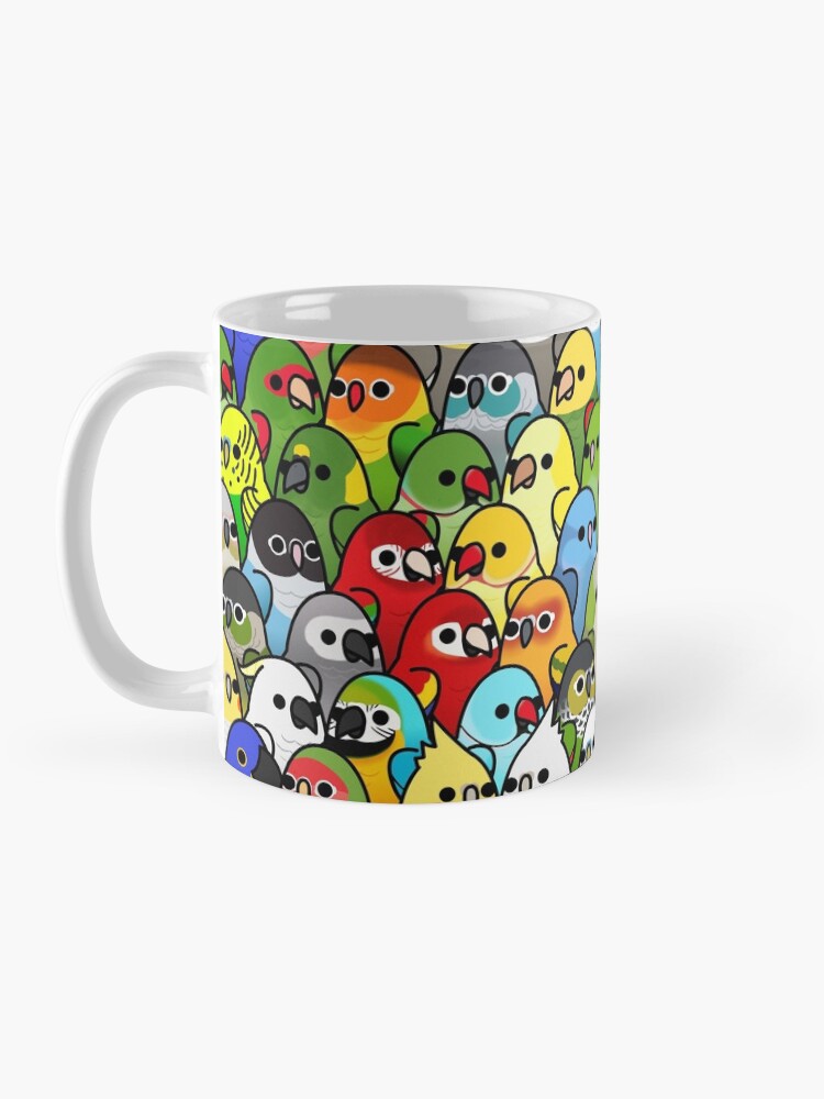 Alternate view of Too Many Birds! Bird Squad Classic Mug