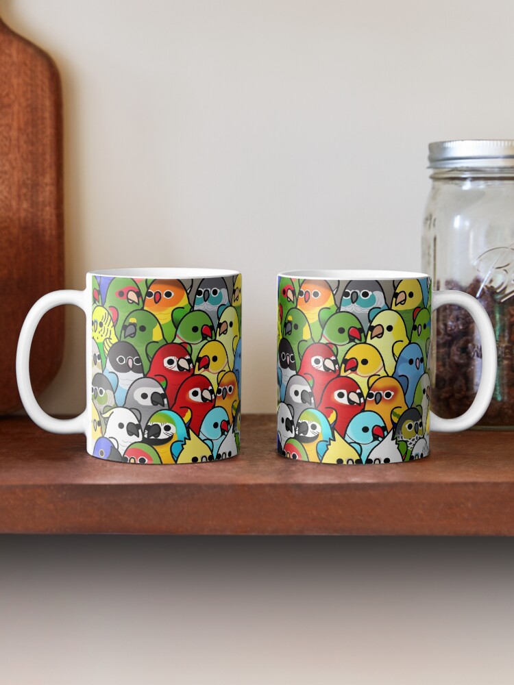 Alternate view of Too Many Birds! Bird Squad Classic Mug
