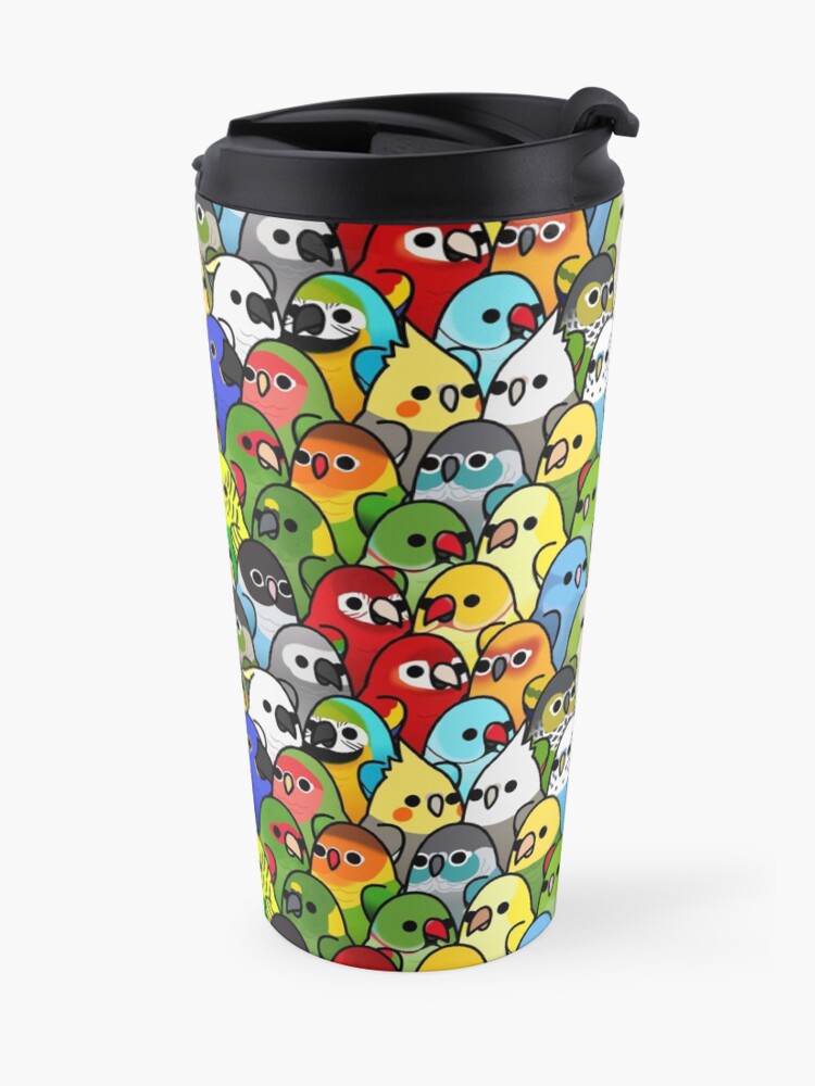 Alternate view of Too Many Birds! Bird Squad Classic Travel Coffee Mug