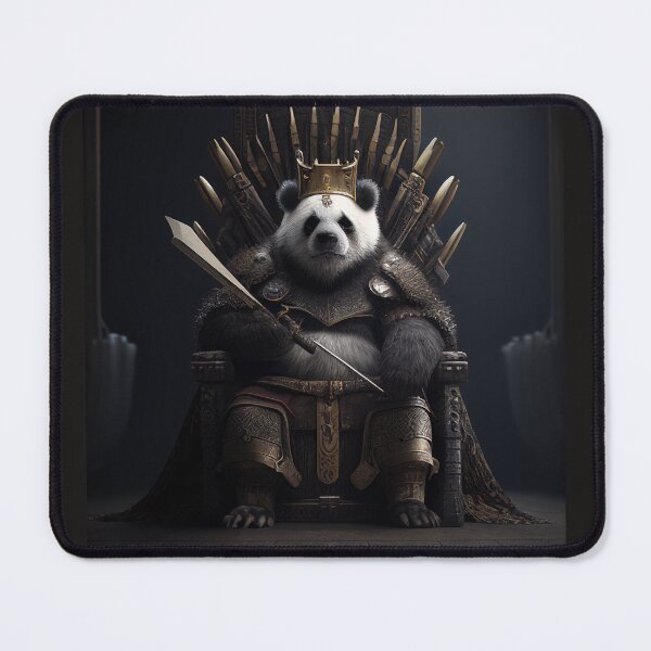 Item preview, 3d king panda on the throne designed and sold by ARTeez⭐️⭐️⭐️⭐️⭐️.