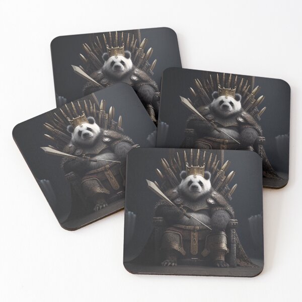 Item preview, 3d king panda on the throne designed and sold by ARTeez⭐️⭐️⭐️⭐️⭐️.