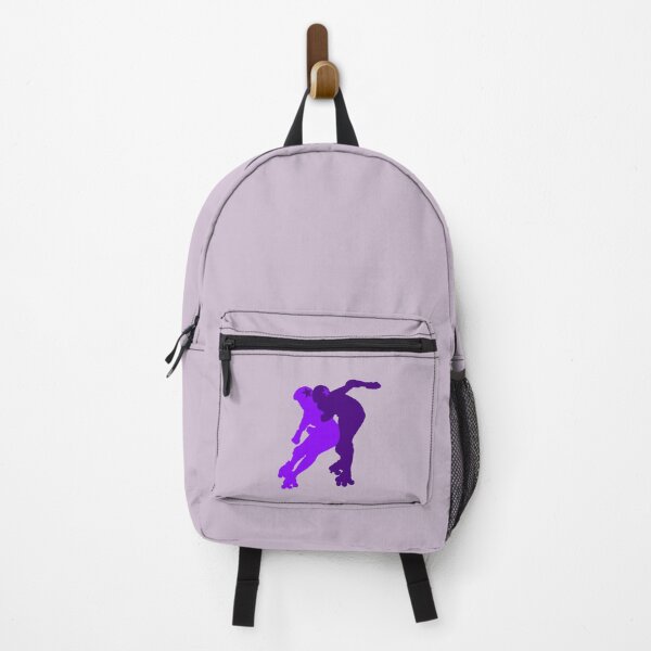 Item preview, Purple Roller Derby Jammers in Action Silhouette designed and sold by Sci-Art-Cafe.