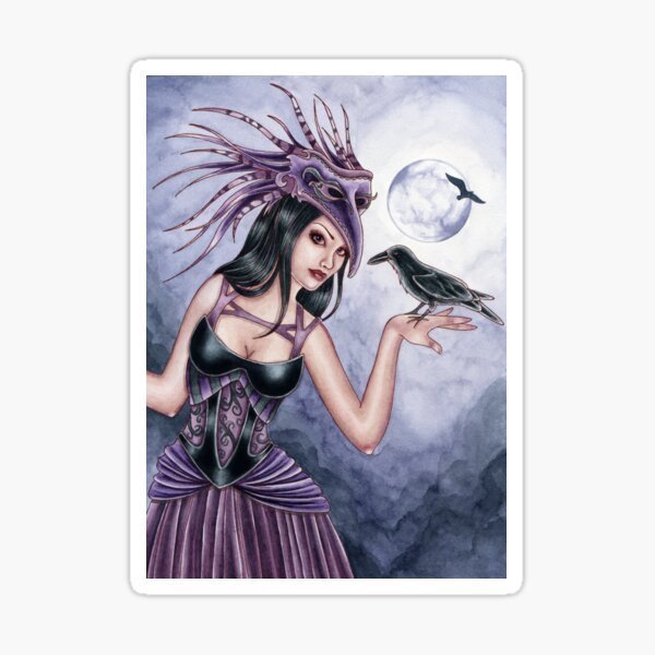 Rayne - Raven Witch Sticker