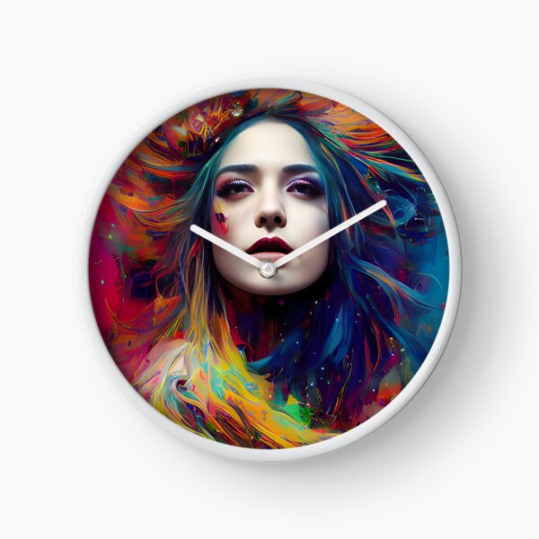 Item preview, Celebrating Women. Beautiful woman wearing colorful feathers outfit symbolizes women empowerment. designed and sold by AISHOPPE.