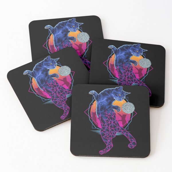 Item preview, Jumping Cat [ Geometric Series ] designed and sold by eggzoo.