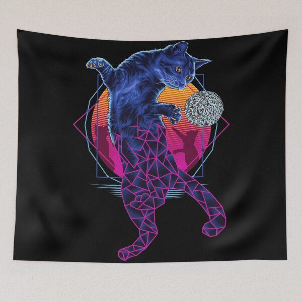 Item preview, Jumping Cat [ Geometric Series ] designed and sold by eggzoo.