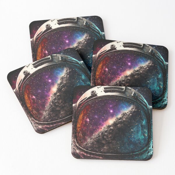 Item preview, Galactic Astronaut Helmet - Abstract designed and sold by CometsPawPrints.