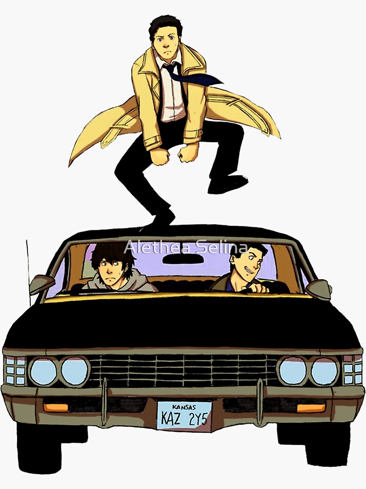 Supernatural  Sticker for Sale by swanspirate520