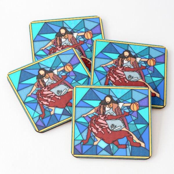 Item preview, The Holy Crossover Stained Glass designed and sold by RatTrapTees.