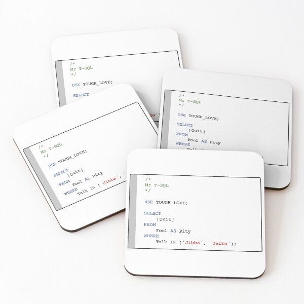 Item preview, Mr T-SQL - USE TOUGH_LOVE designed and sold by lachlansharp.