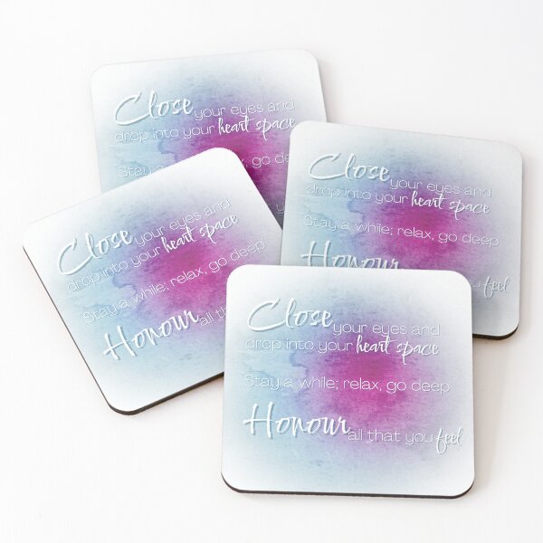 Item preview, Close Your Eyes | Honour All That You Feel | Home to Soul designed and sold by FrequencyV.