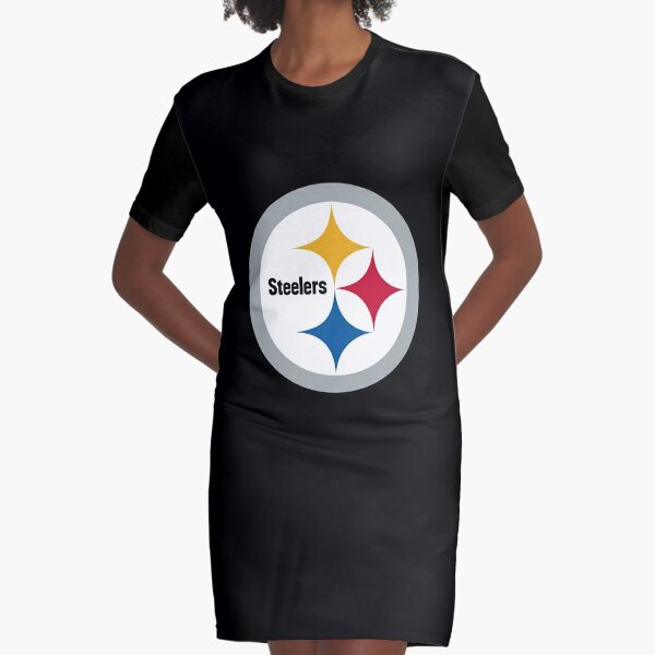 Pittsburgh Steelers Maternity Fashion T-Shirt - Black