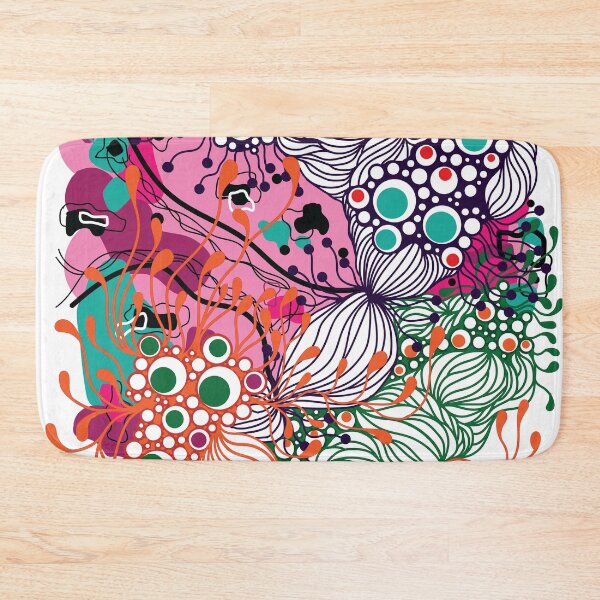 Item preview, Abstract Line Art Of Forest Waves In Spring designed and sold by DJava-ArtO.