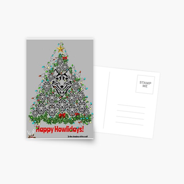 Happy Howlidays! Postcard