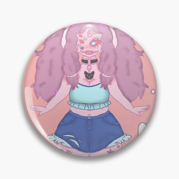 Item preview, Pink Monster Girl Bimbo Artwork designed and sold by TootlesDoodles.