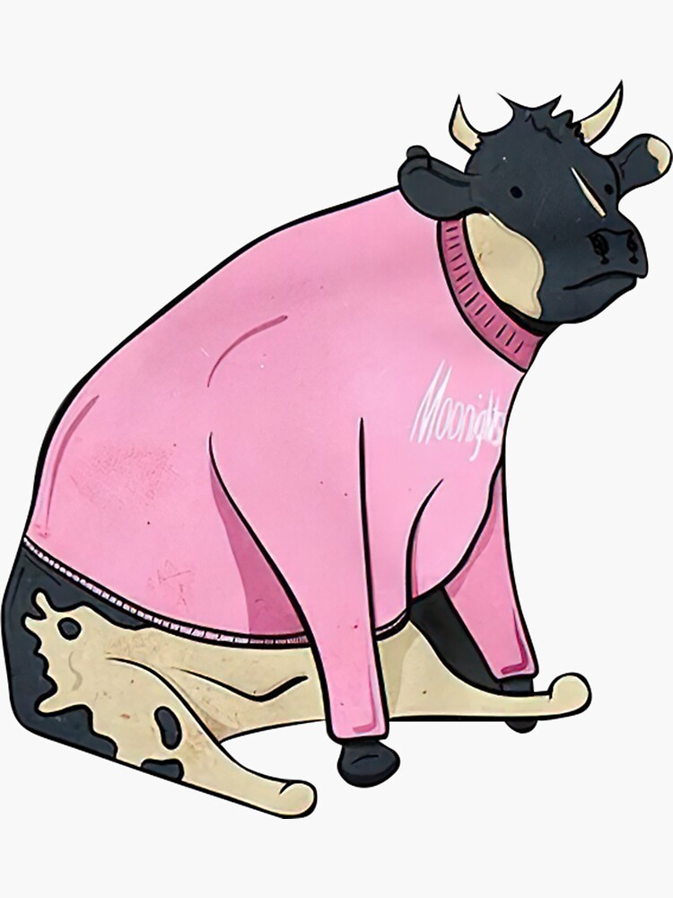 Cow wearing my sweater - The 1975 'When We Are Together' Pullover