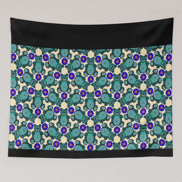 Item preview, Teddy Bear Geometric Pattern designed and sold by JLCableStudio.