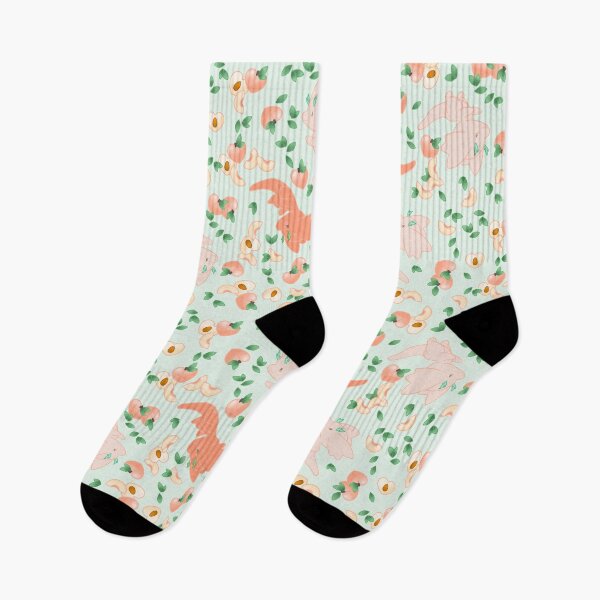 Item preview, Dandelion Daemons  - Everything's Peachy on Spring Green designed and sold by Sarah Reed.