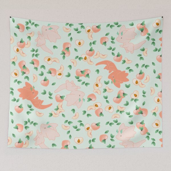 Item preview, Dandelion Daemons  - Everything's Peachy on Spring Green designed and sold by Sarah Reed.