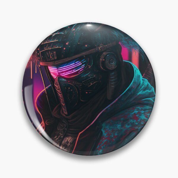 Item preview, Cyberpunk Samurai designed and sold by pretonopreto.
