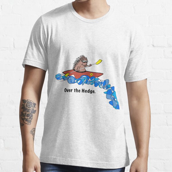 "Over the Hedge whitewater kayaking hedge" Tshirt for Sale by