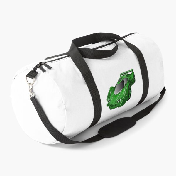 Item preview, Green sports car with airfoil illustration designed and sold by Misscartoon.