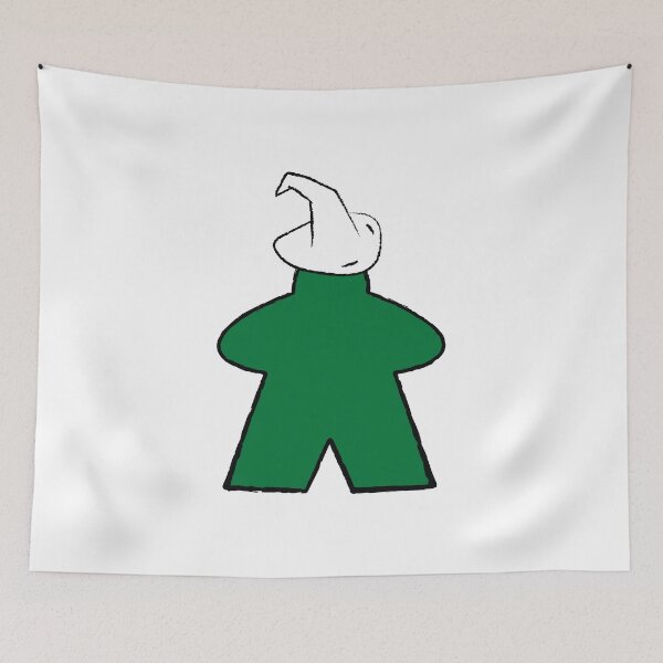 Item preview, Emerald Wizard Meeple! designed and sold by BaronsGames.