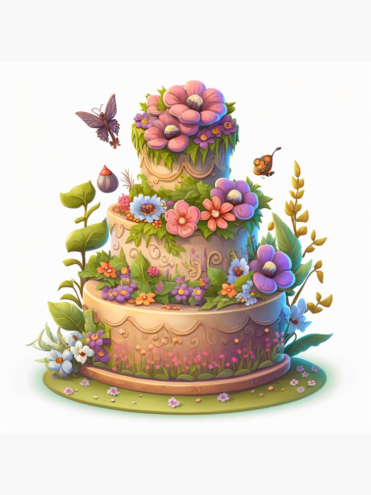 Two Sweet Pastel Pink Purple Double Layered Girls Birthday Cake Topper –  XOXO Design