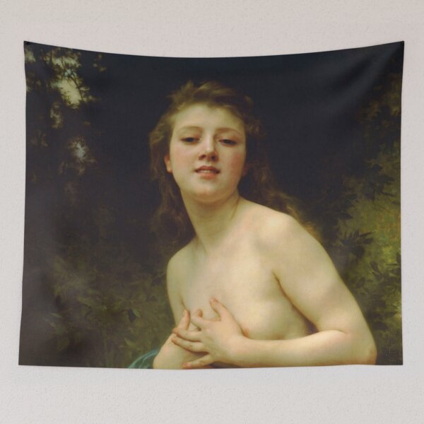 Item preview, William-Adolphe Bouguereau "Spring Breeze" designed and sold by Alexandra Dahl.