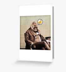 Gorilla My Dreams Greeting Card