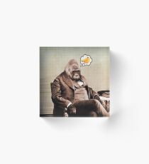 Gorilla My Dreams Acrylic Block