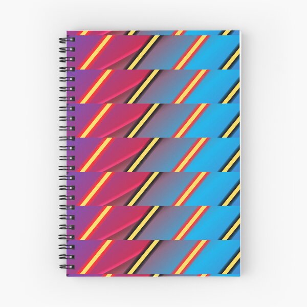 Item preview, A horizontal tape with diagonal line. Diagonal lines on neon colourful background. designed and sold by Giree07.