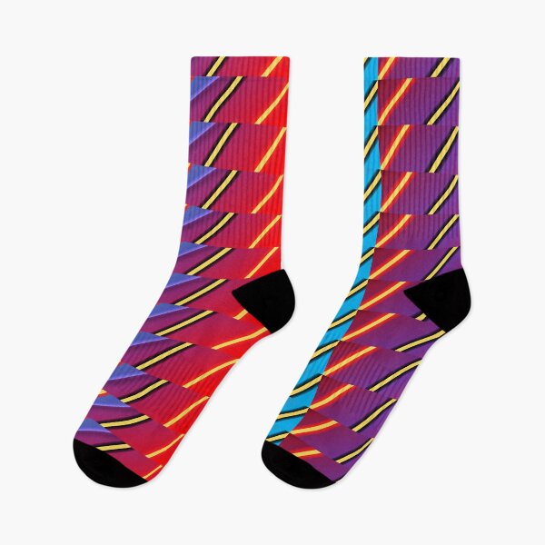 Item preview, A horizontal tape with diagonal line. Diagonal lines on neon colourful background. designed and sold by Giree07.