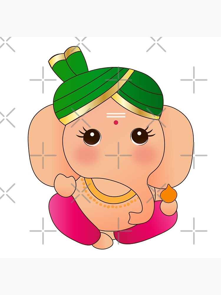 Draw Cute Bal Ganesha || How to draw Ganapati - YouTube